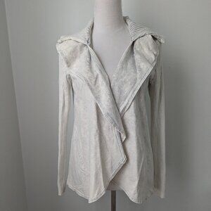 Testimony Los Angeles French Terry Open Cardigan, Medium